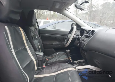 2013 Mitsubishi Outlander Sport Es from USA, damaged, VIN 4A4AP3AU7DE003210